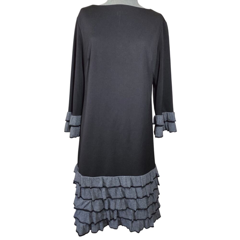 Long Sleeve Drop Waist Dress Size 10